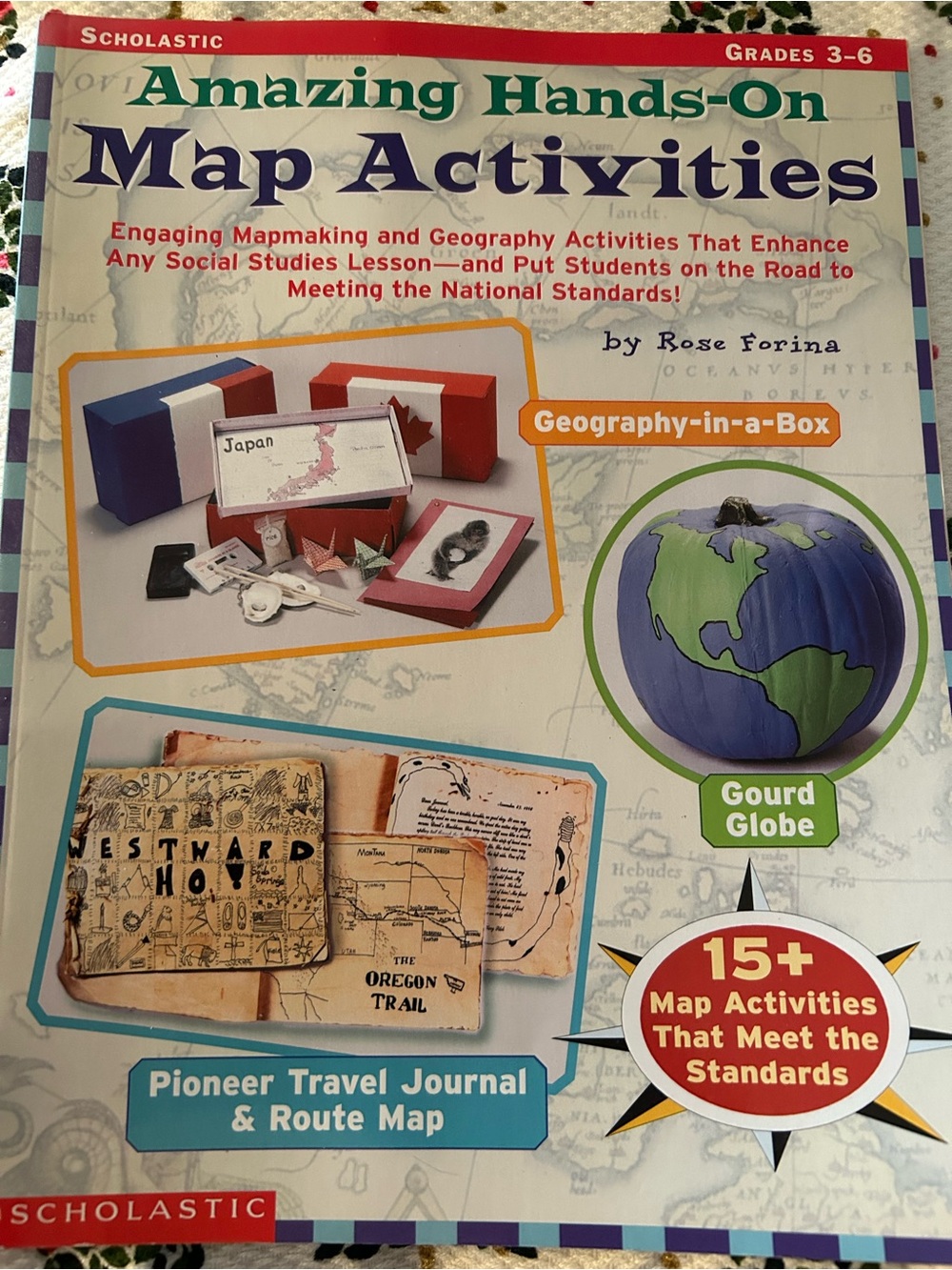 Scholastic Amazing Hands-On Map Activities Grades 3-6